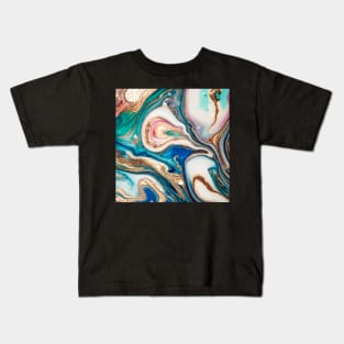 Marble Pattern Kids T-Shirt